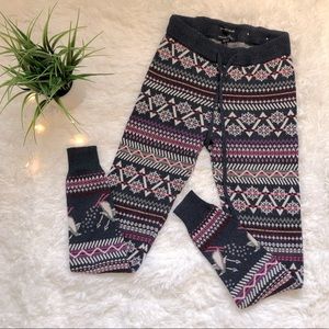 American Eagle 🦅 Navy Winter Snowflake Lounge Joggers